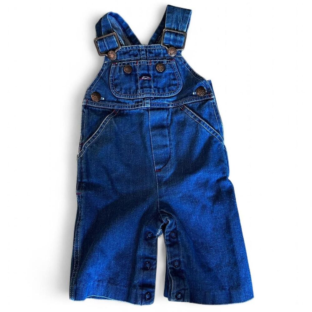 Jcpenney Blue Jean overalls 12M , 80's‎ vintage Denim